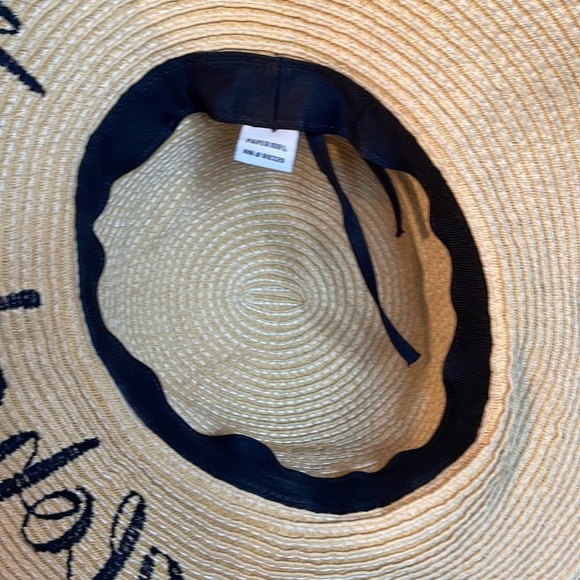 C.C crushable/packable wide brim floppy beach hat, “Aloha Beaches” - Picture 5 of 5